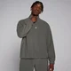 Polaire à fermeture éclair ¼ MP pour hommes – Gris acier