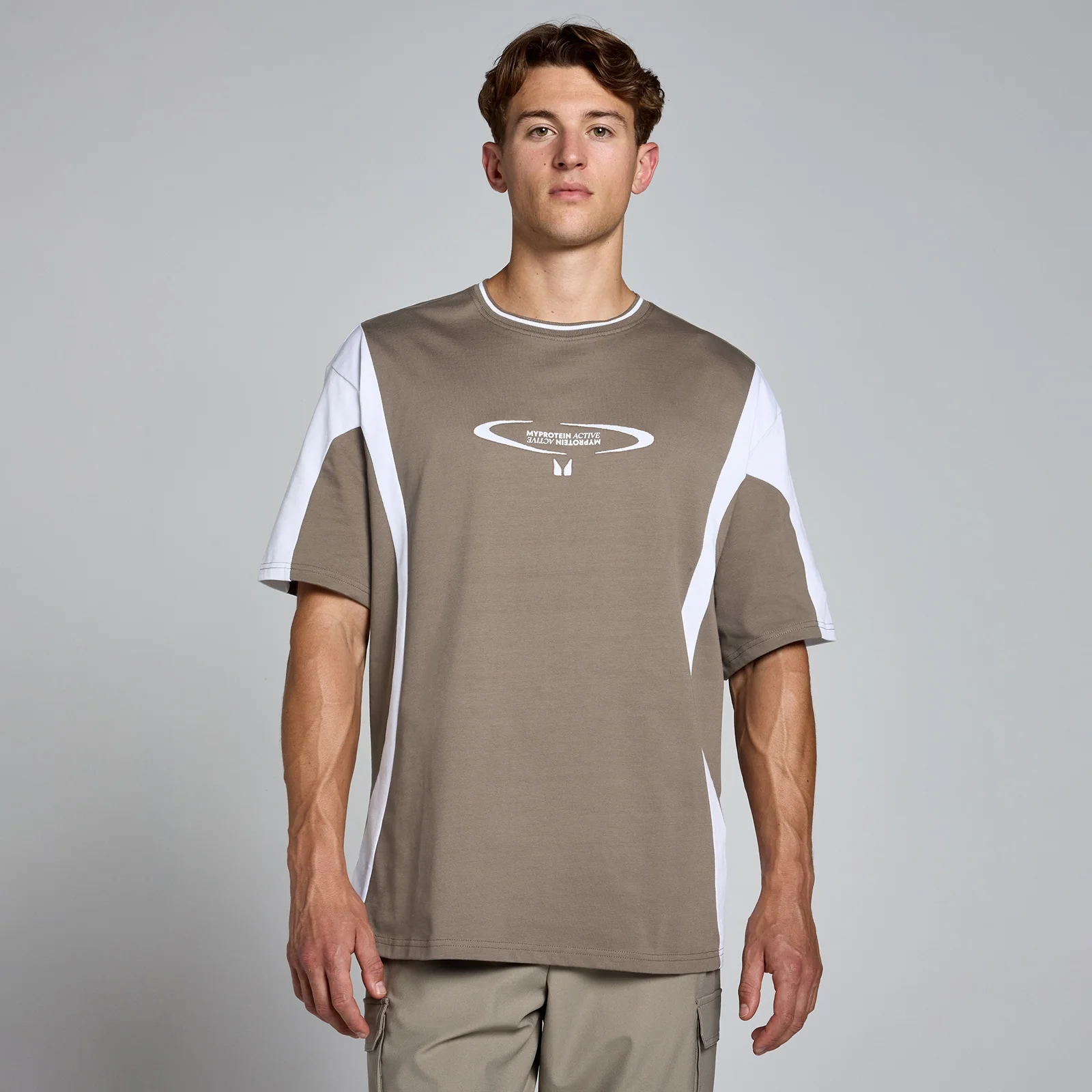 T-shirt oversize MP Tempo Contrast Retro pour hommes – Espresso - XXL - XXXLImage1