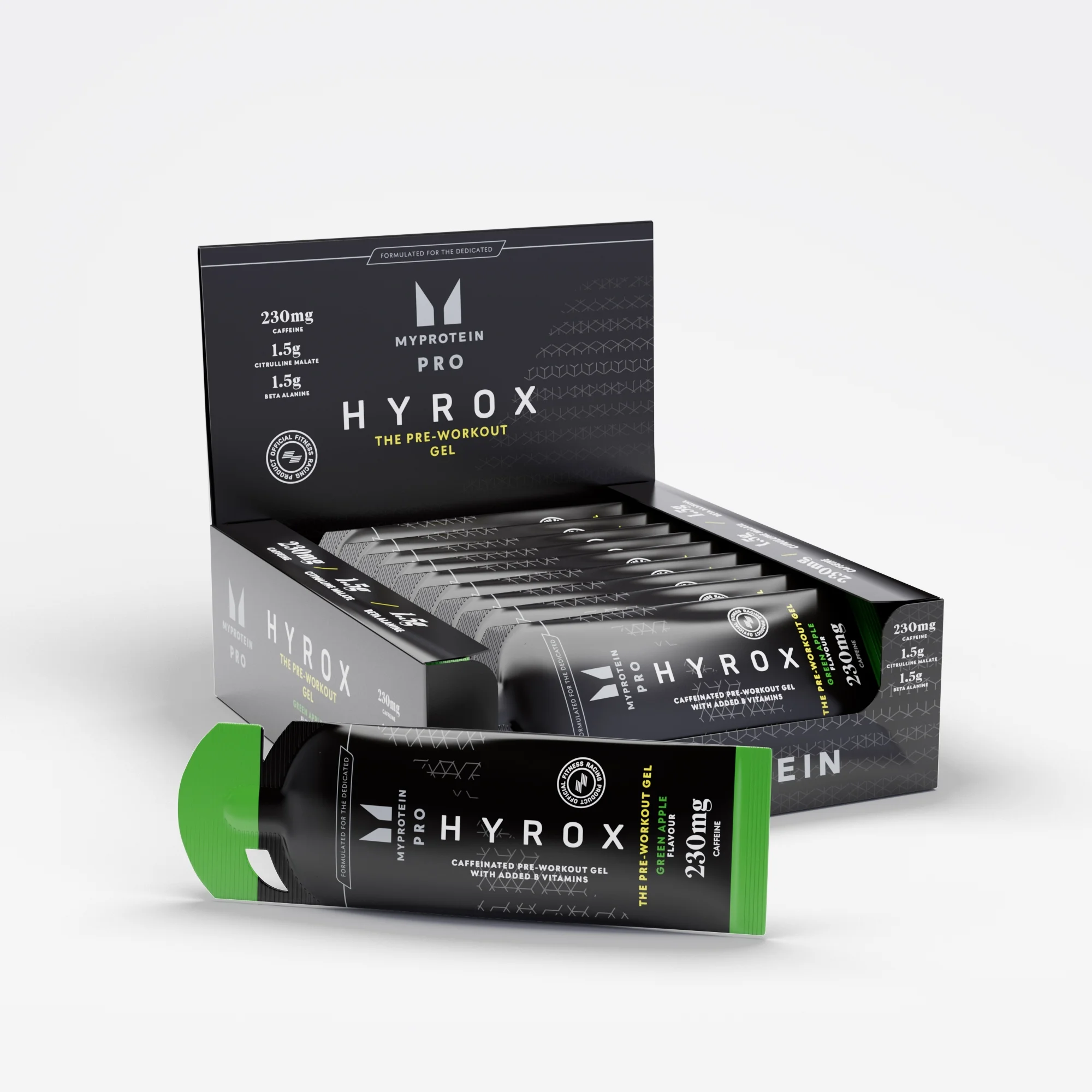 Gel Pré-Entrainement - 12 x 50g - Green Apple (HYROX Edition)Image1