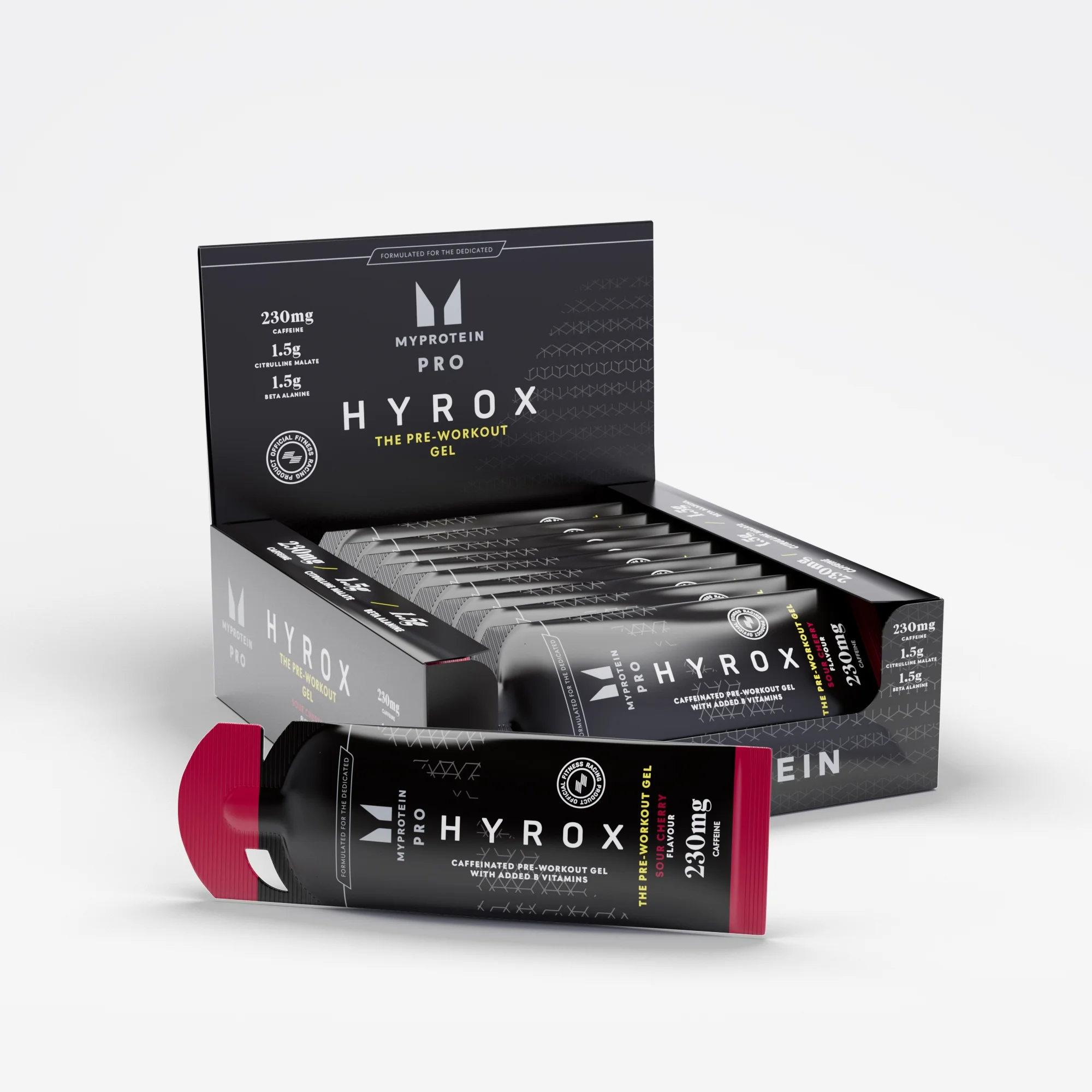 Gel Pré-Entrainement - 12 x 50g - Sour Cherry (HYROX Edition)Image1
