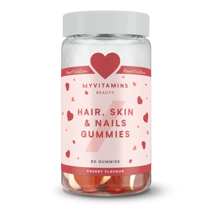 Pastilles gélifiées Cheveux, peau et ongles – Cœur à deux couches
