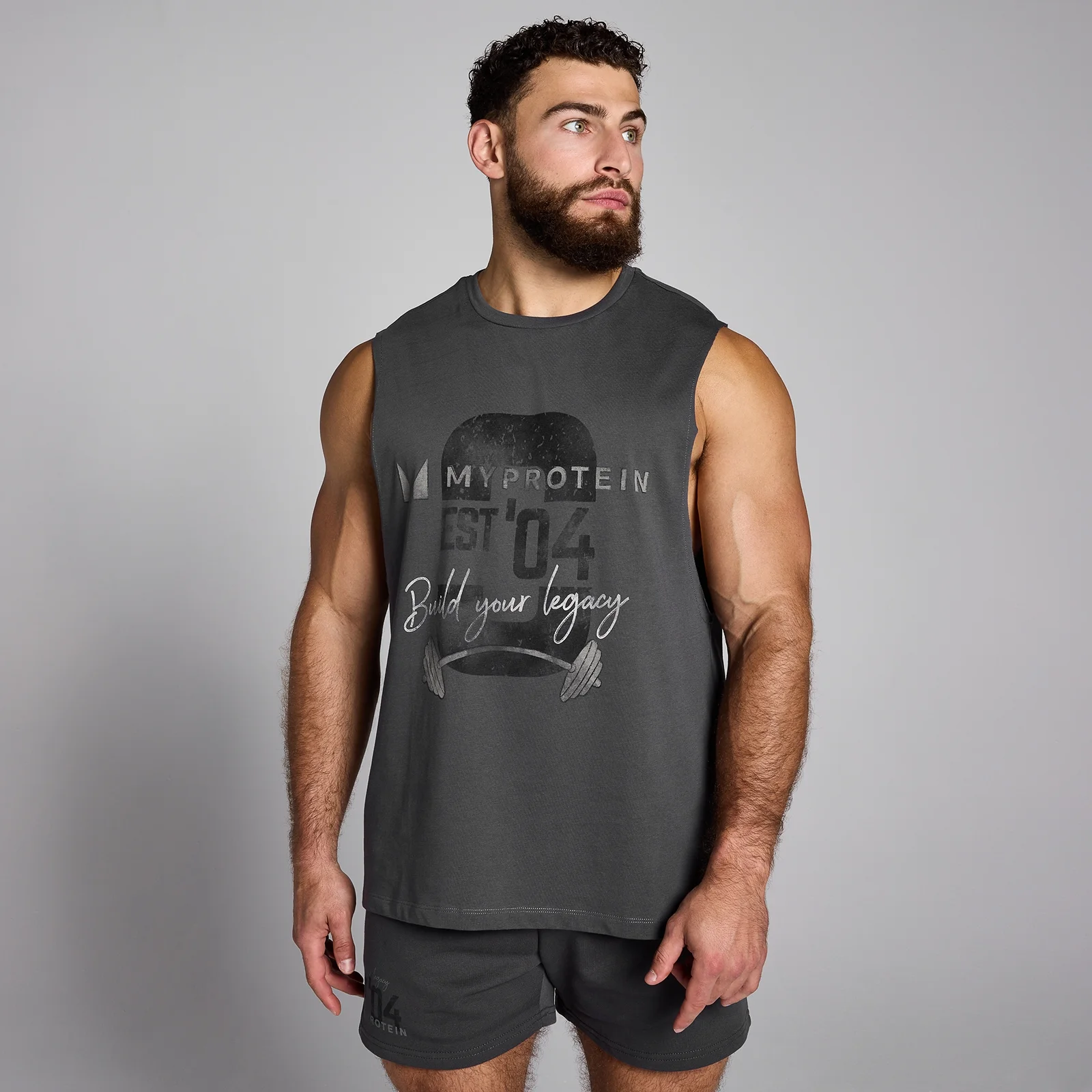 Débardeur MP Origin Graphic pour hommes – Gris délavé - XLImage1