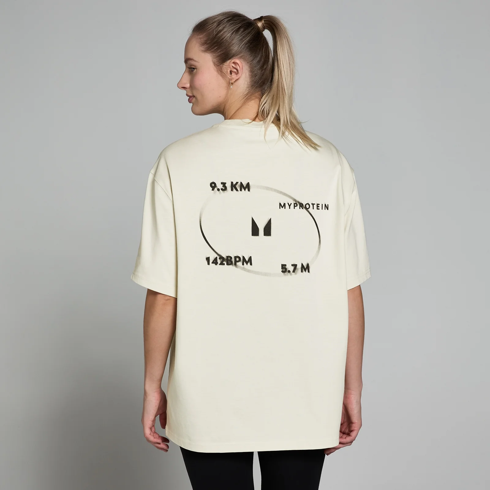 T-shirt MP Tracking Graphic pour femmes – Naturel - S-MImage1