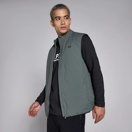 Doudoune sans manches MP Lifestyle pour homme – Gris mousse