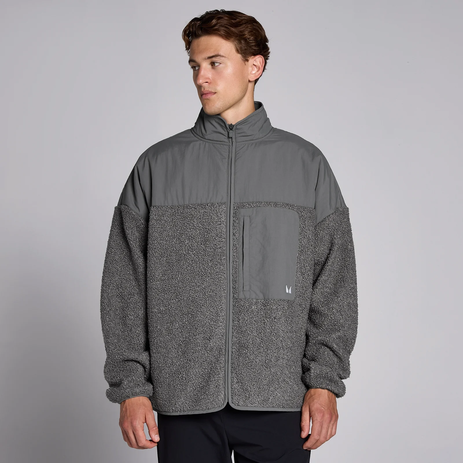 Polaire hybride MP Lifestyle pour hommes – Gris mousse - XXLImage1