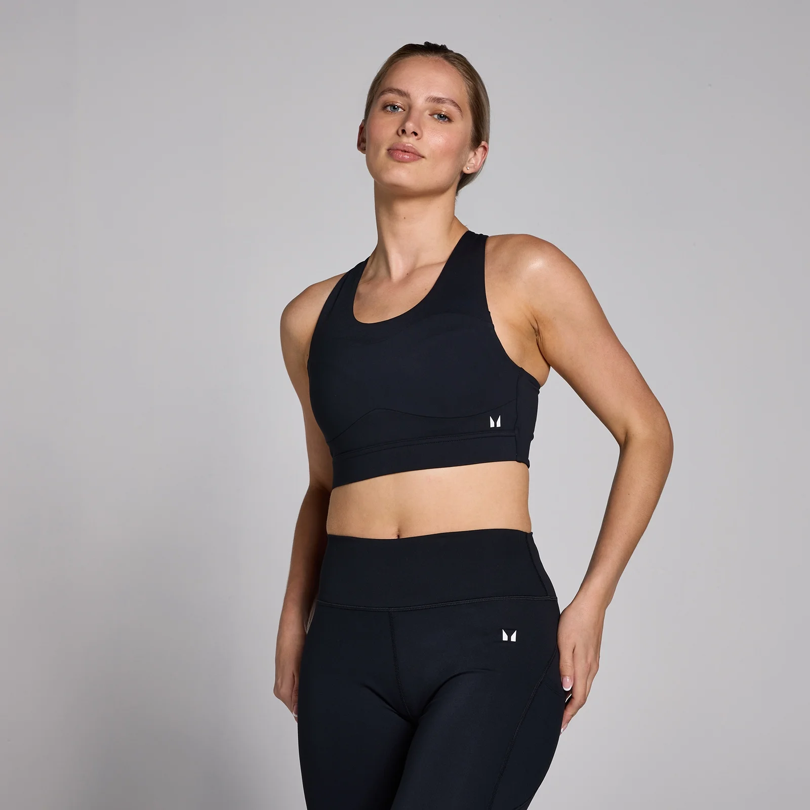 Brassière de sport à maintien supérieur MP Power pour femmes – Noir - XSImage1