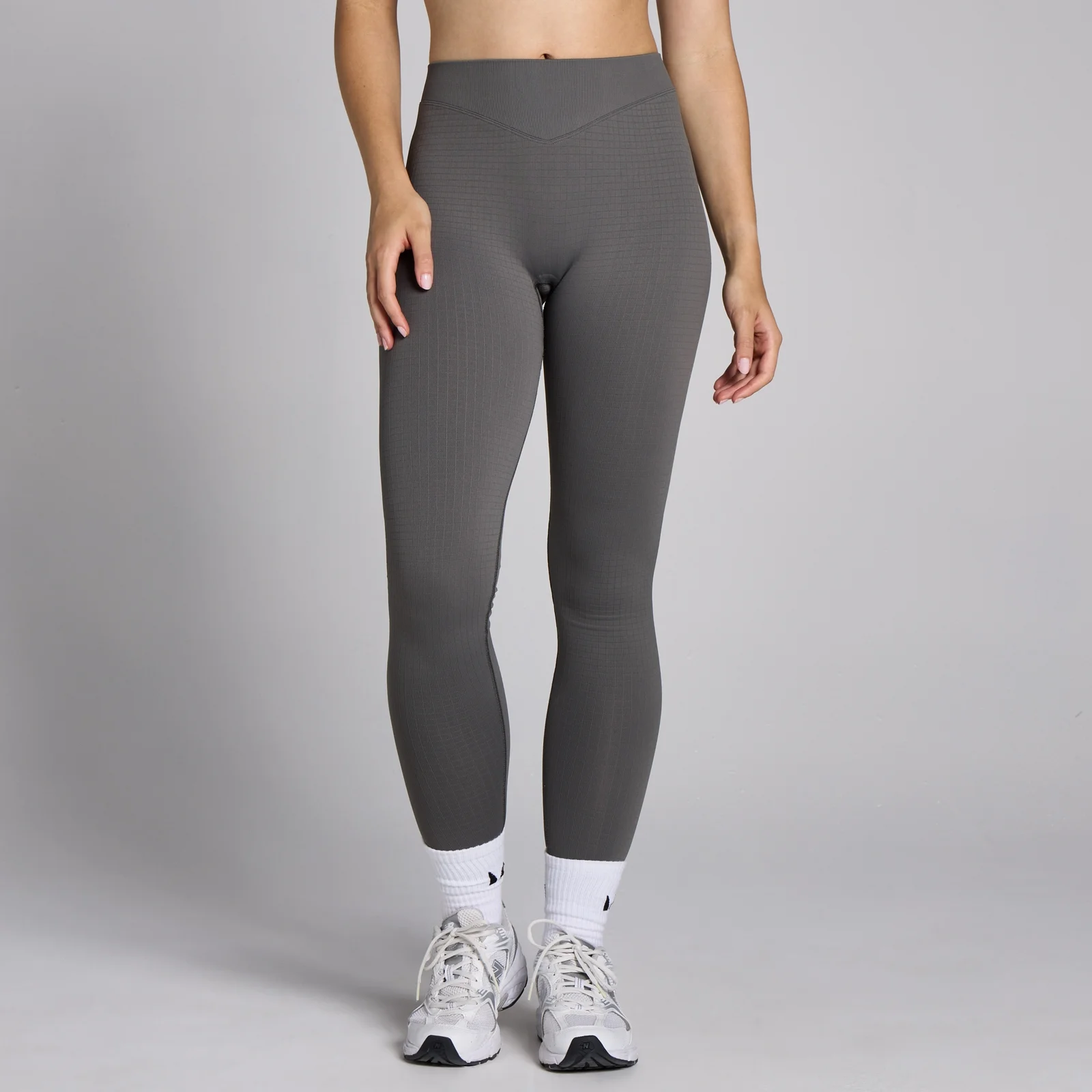 Legging gaufré sans coutures MP Lifestyle pour femmes – Gris acier - XSImage1