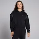 Sweat à capuche court à imprimé graphique MP Tempo pour femmes – Noir