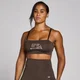 Brassière d’entraînement graphique MP Origin pour femmes – Café