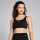 Brassière linéaire sans coutures MP Tempo pour femmes – Noir
