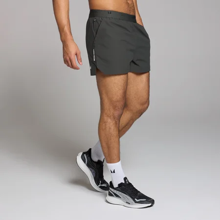 Short avec entrejambe de 8 cm MP Tempo Graphic pour hommes – Noir délavé