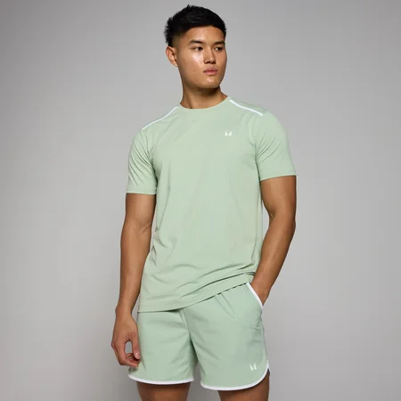 T-shirt MP Tempo Binding pour hommes – Vert givré