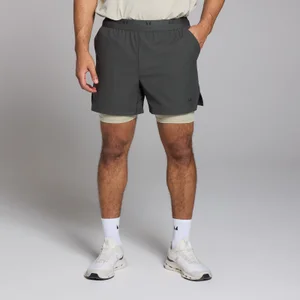 Short 2-en-1 MP Tempo Graphic pour hommes – Noir délavé - Size XS