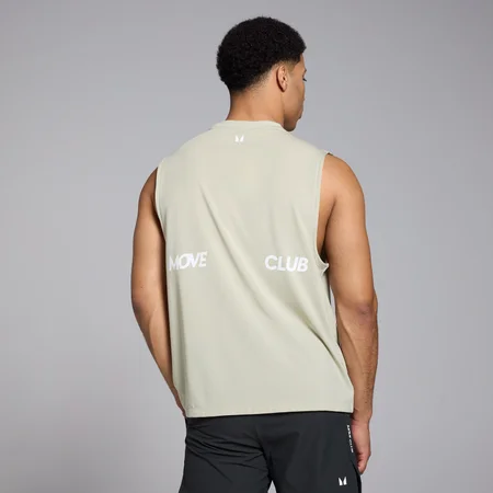 Débardeur oversize MP Tempo Graphic pour hommes – Gris sel