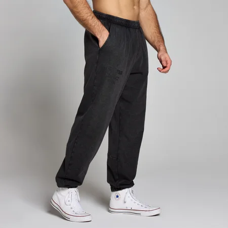 Jogging graphique délavé MP Origin pour hommes – Noir délavé