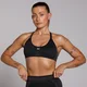Brassière de sport hybride sans coutures MP Tempo pour femmes – Noir