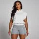 Sweat à capuche court sans manches MP Origin pour femmes – Gris chiné