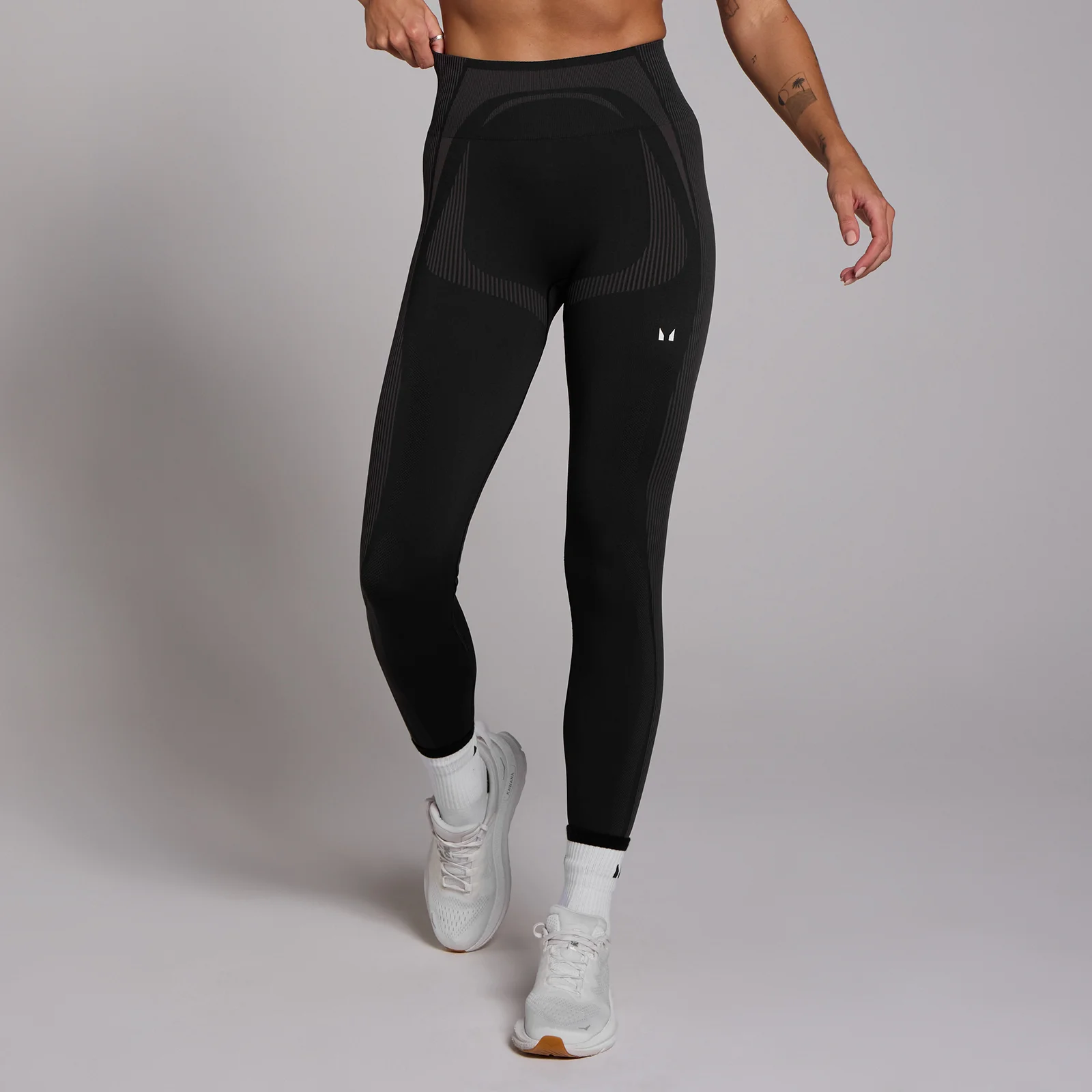 Legging hybride sans coutures MP Tempo pour femmes – Noir - SImage1