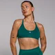 Brassière de sport hybride sans coutures MP Tempo pour femmes – Bleu sarcelle foncé