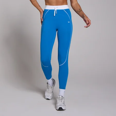 Legging contrasté avec cordon de serrage MP Tempo pour femmes – Bleu de cobalt