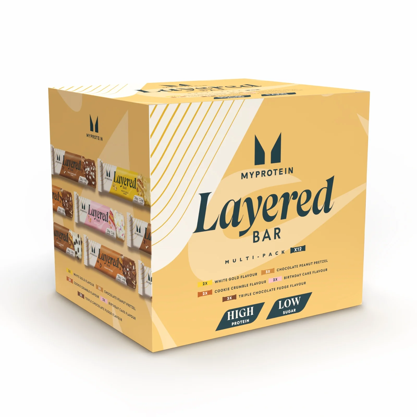 Boîte d’assortiment de barres de protéines à 6 couchesImage1