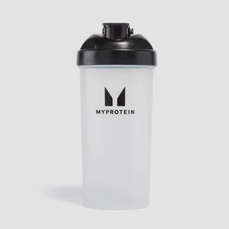Shaker en plastique Myprotein – Transparent/Noir