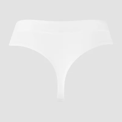 String taille mi-haute MP pour femmes (lot de 3) – Blanc - SImage7
