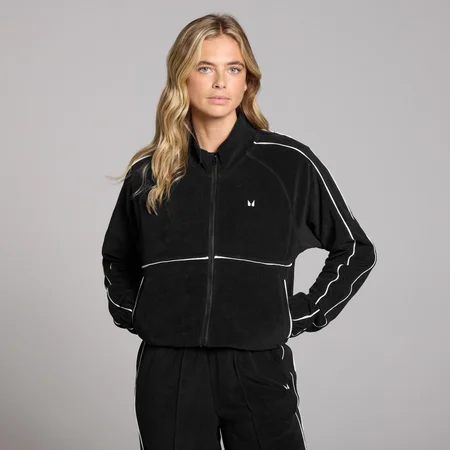 Veste de survêtement en tissu éponge MP Lifestyle pour femmes – Noir