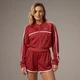 Veste de survêtement zippée contrastée MP X Tatiana – Rouille délavé