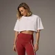 Crop top ultra-court MP X Tatiana – Blanc