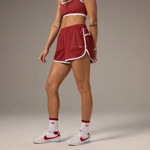 Short d’entraînement à cordon de serrage contrasté MP X Tatiana – Rouille délavé - Size S