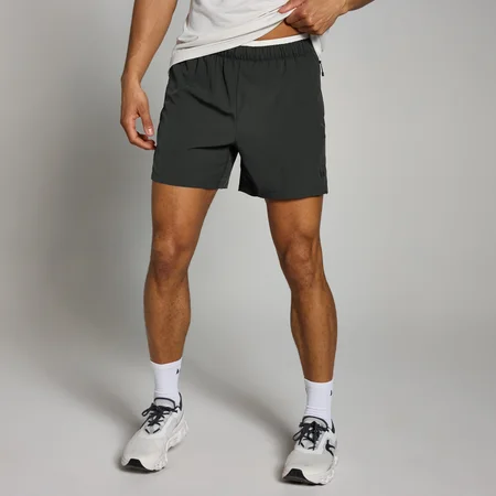 Short d’entraînement en matière tissée avec entrejambe de 13 cm MP Tempo pour hommes – Noir délavé