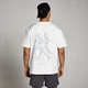 T-shirt de course à imprimé graphique MP Velocity Ultra – Blanc