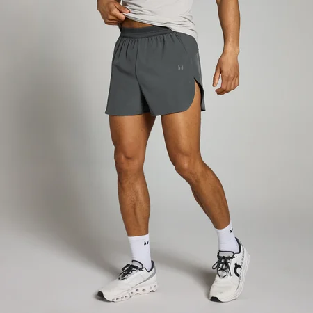 Short avec entrejambe de 8 cm MP Velocity pour hommes – Gris foncé