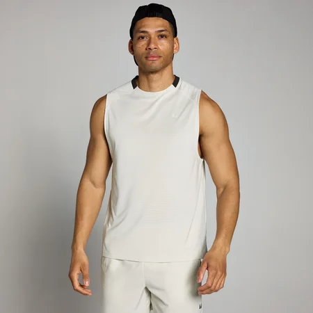 Débardeur quadrillé MP Tempo pour hommes – Brume
