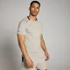 T-shirt d’entraînement quadrillé MP Tempo pour hommes – Gris tourterelle