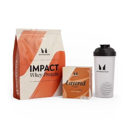 Coffret Impact Whey Protein + barre protéinée à 6 couches