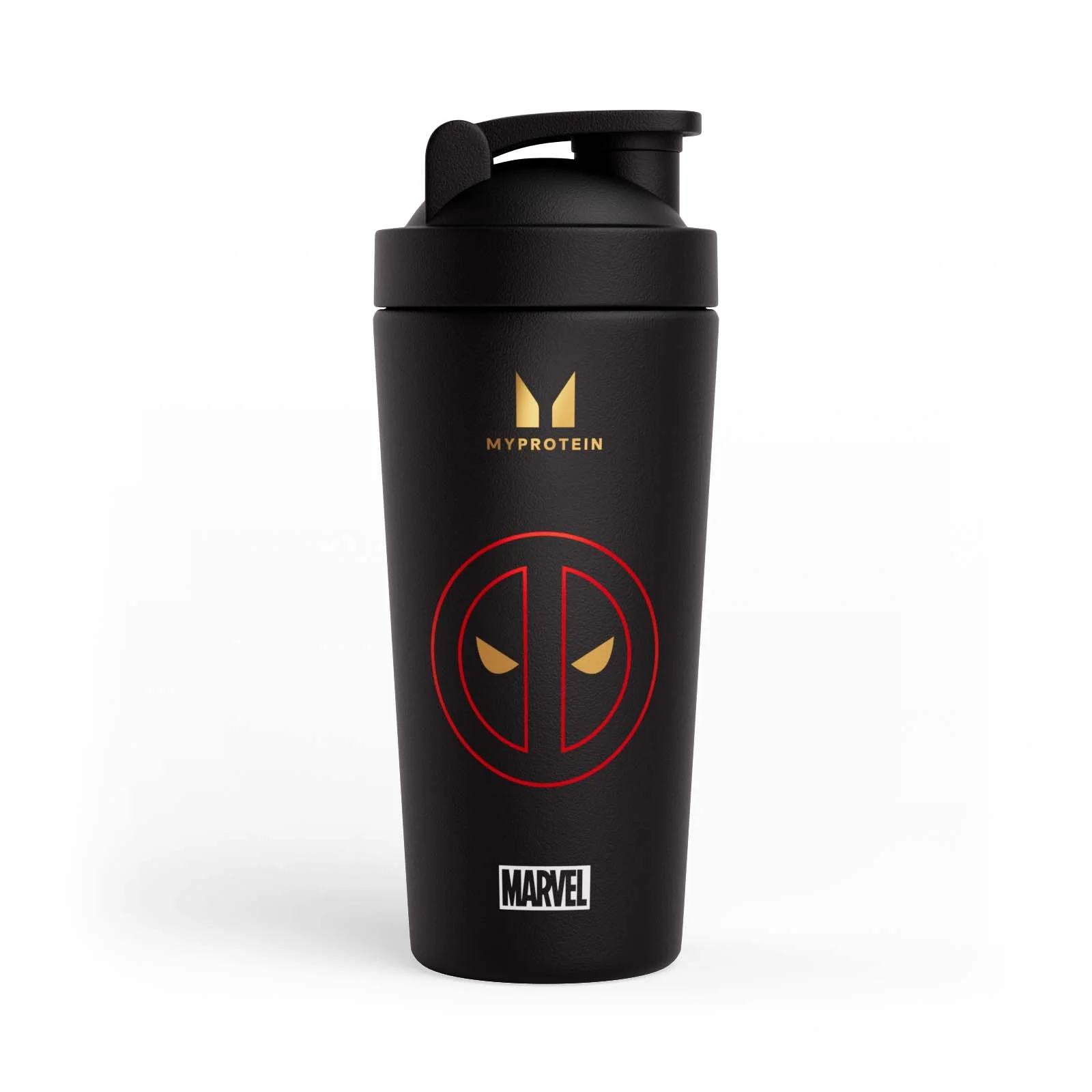 Myprotein Deadpool Metal Shaker - BlackImage1