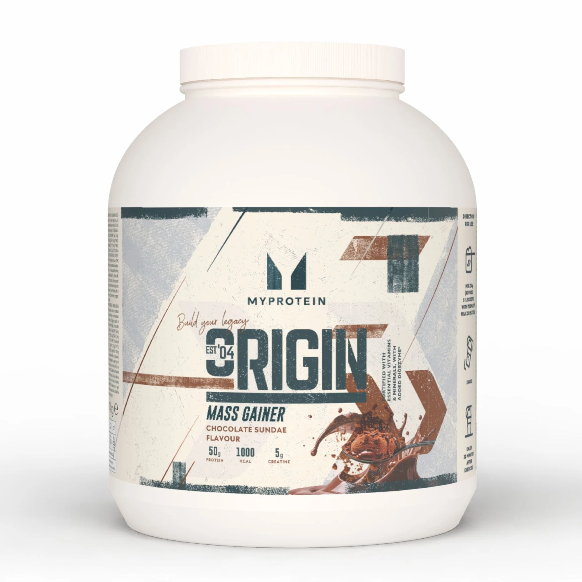 Origin Mass Gainer - 10 Servings - 2.74kg - Sundae ChocolatImage1