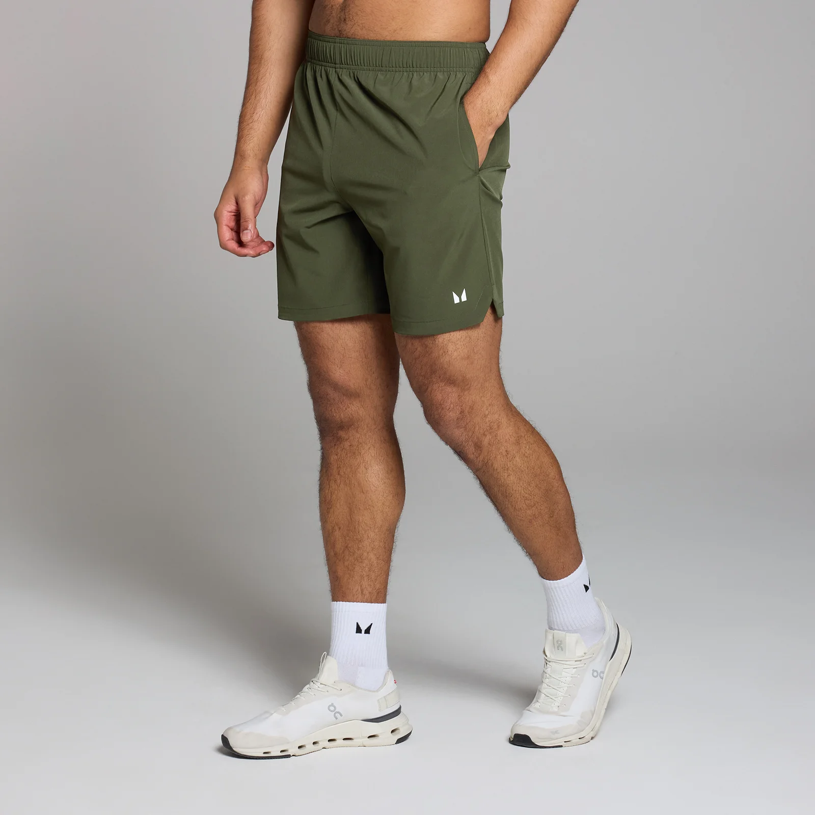 Short tissé avec entrejambe de 18 cm MP Active pour hommes – Kaki foncé - XLImage1