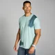 T-shirt imprimé en maille filet MP Velocity pour hommes – Gris brume