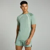 T-shirt à empiècements MP Tempo pour hommes – Vert pâle