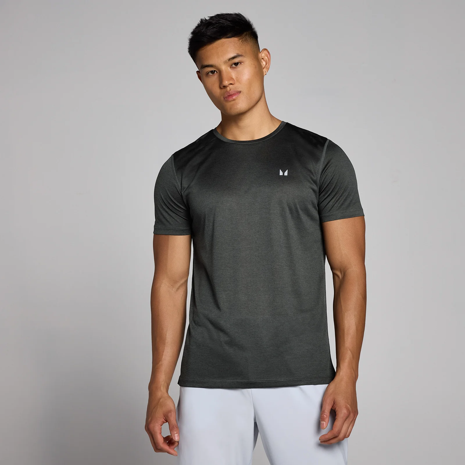 T-shirt chiné MP Tempo pour hommes – Noir délavé - XSImage1