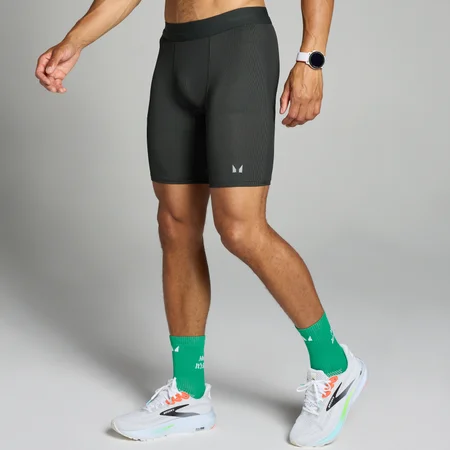 Short première couche côtelé contrasté MP Velocity Ultra pour hommes – Noir