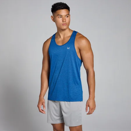 Débardeur chiné MP Tempo pour hommes – Bleu pur