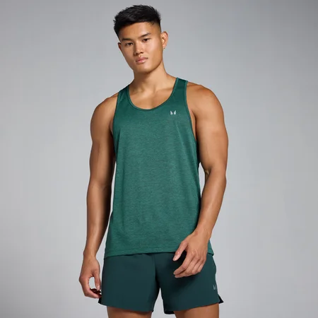 Débardeur chiné MP Tempo pour hommes – Vert foncé