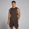 Débardeur à emmanchures échancrées MP Rest Day pour hommes – Chocolat