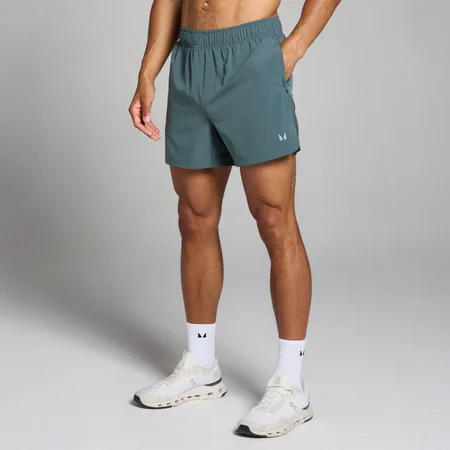 Short d’entraînement en matière tissée avec entrejambe de 13 cm MP pour hommes – Ardoise foncé