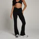 Legging évasé à fronces sur le devant MP Tempo pour femmes – Noir
