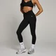 Legging à fronces sur le devant MP Tempo pour femmes – Noir